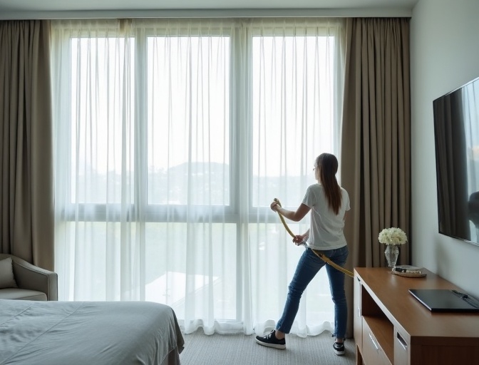 Guanaba Sheer Curtain Cleaning